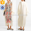 Impresión floral Jacquard Kaftan Fabricación Ropa de mujer de moda al por mayor (TA4086D)